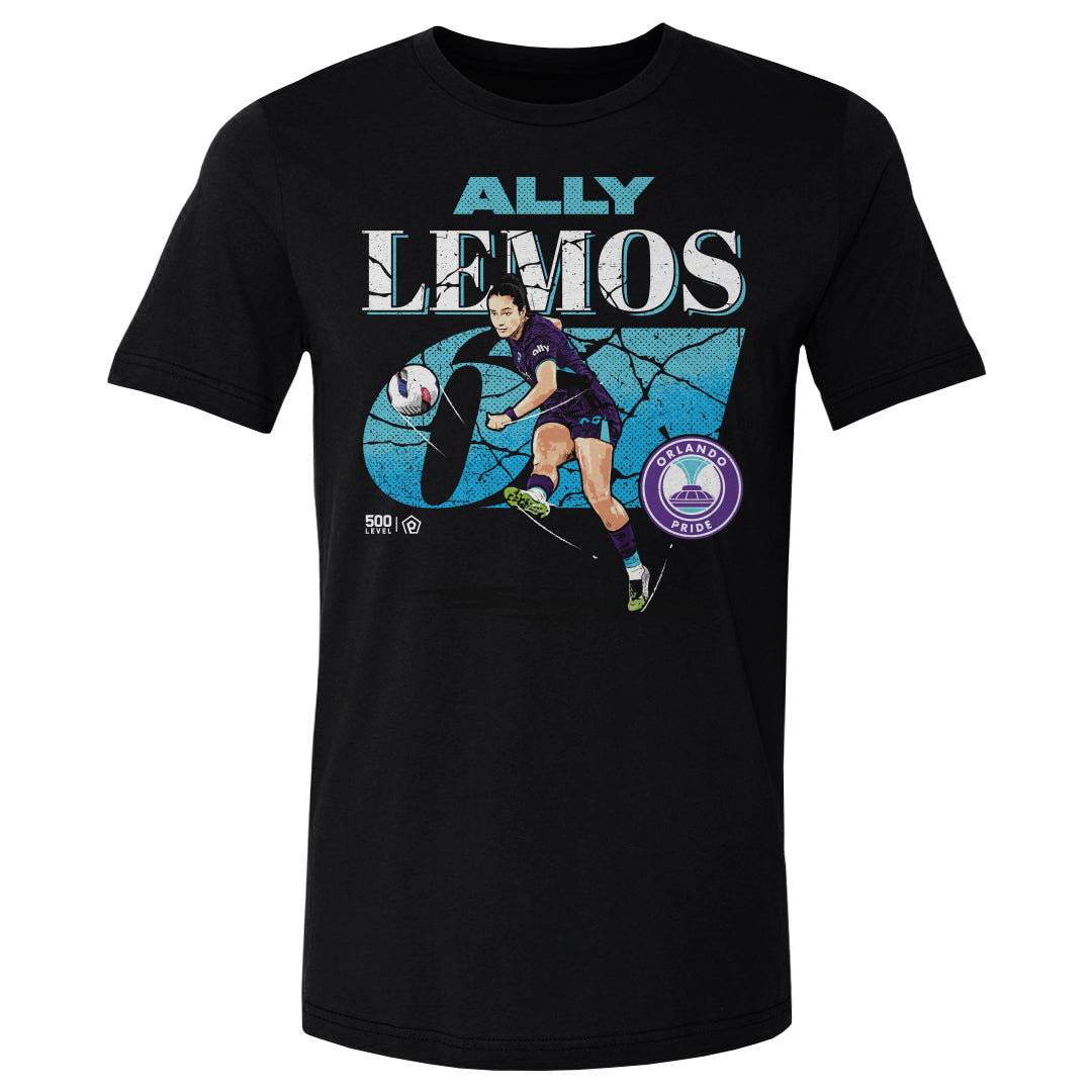 Ally Lemos Orlando Pride Cracked Number WHT