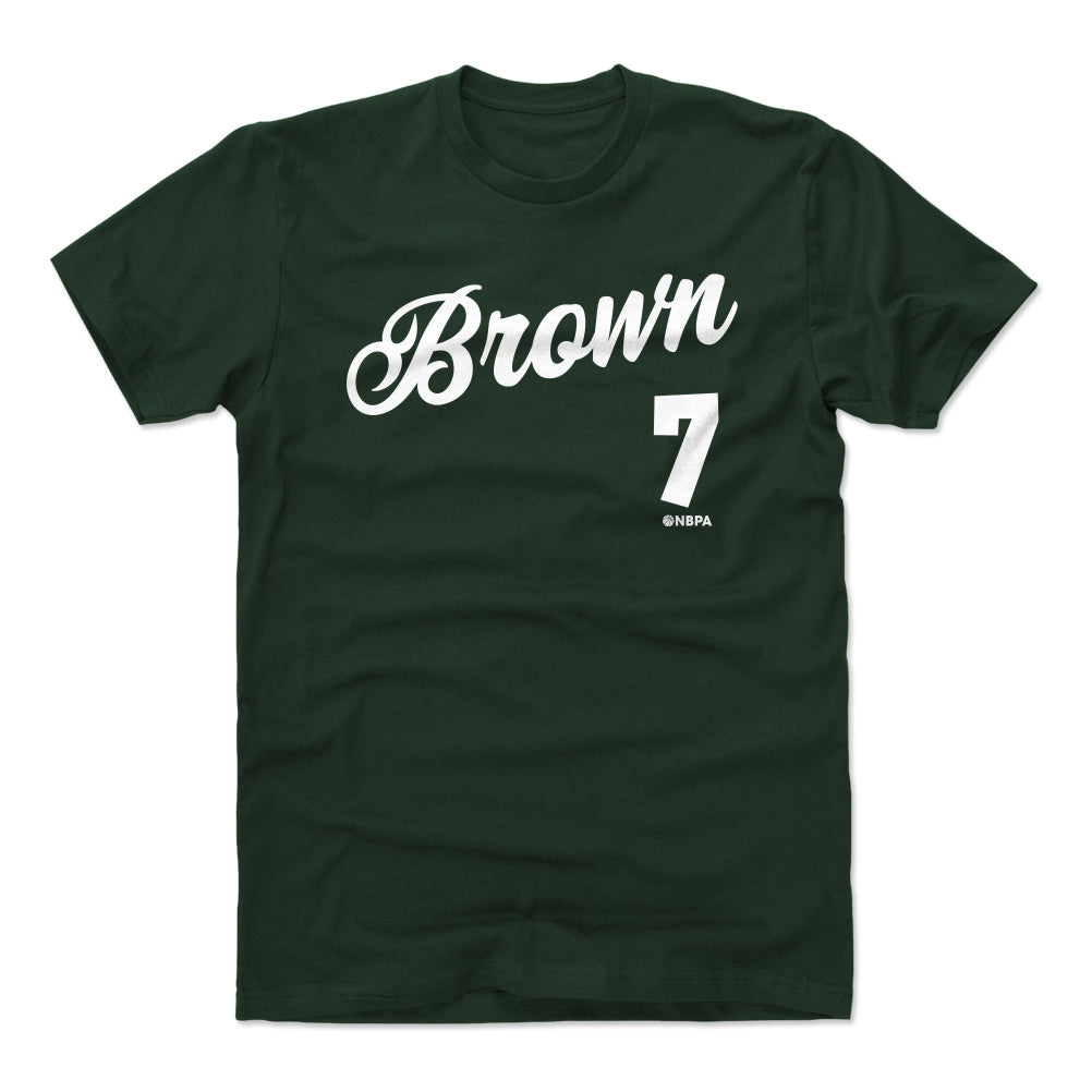 Jaylen Brown Boston Script WHT