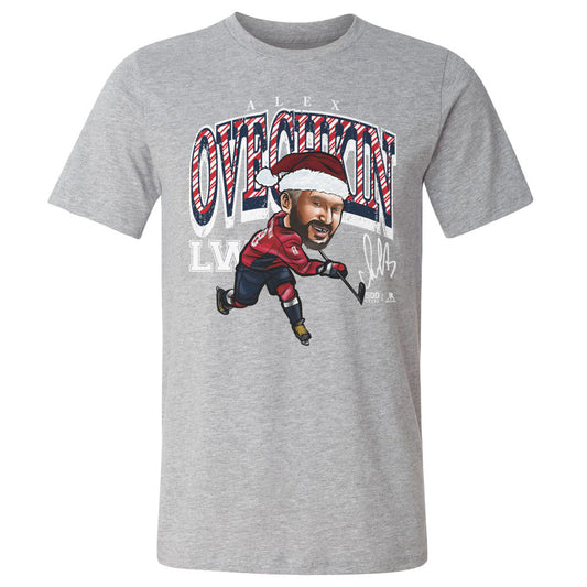 Alex Ovechkin Washington Cartoon Santa Hat WHT