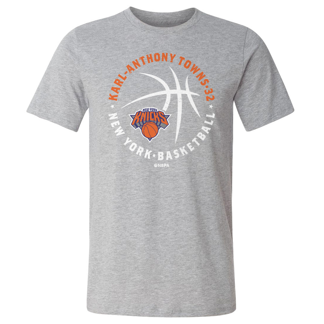 Karl-Anthony Towns New York Knicks Player Ball WHT