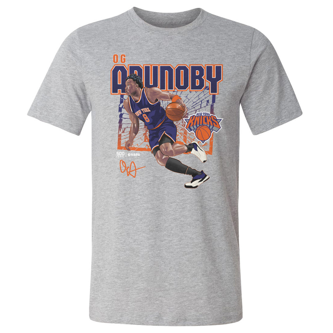 OG Anunoby New York Knicks Shattered WHT