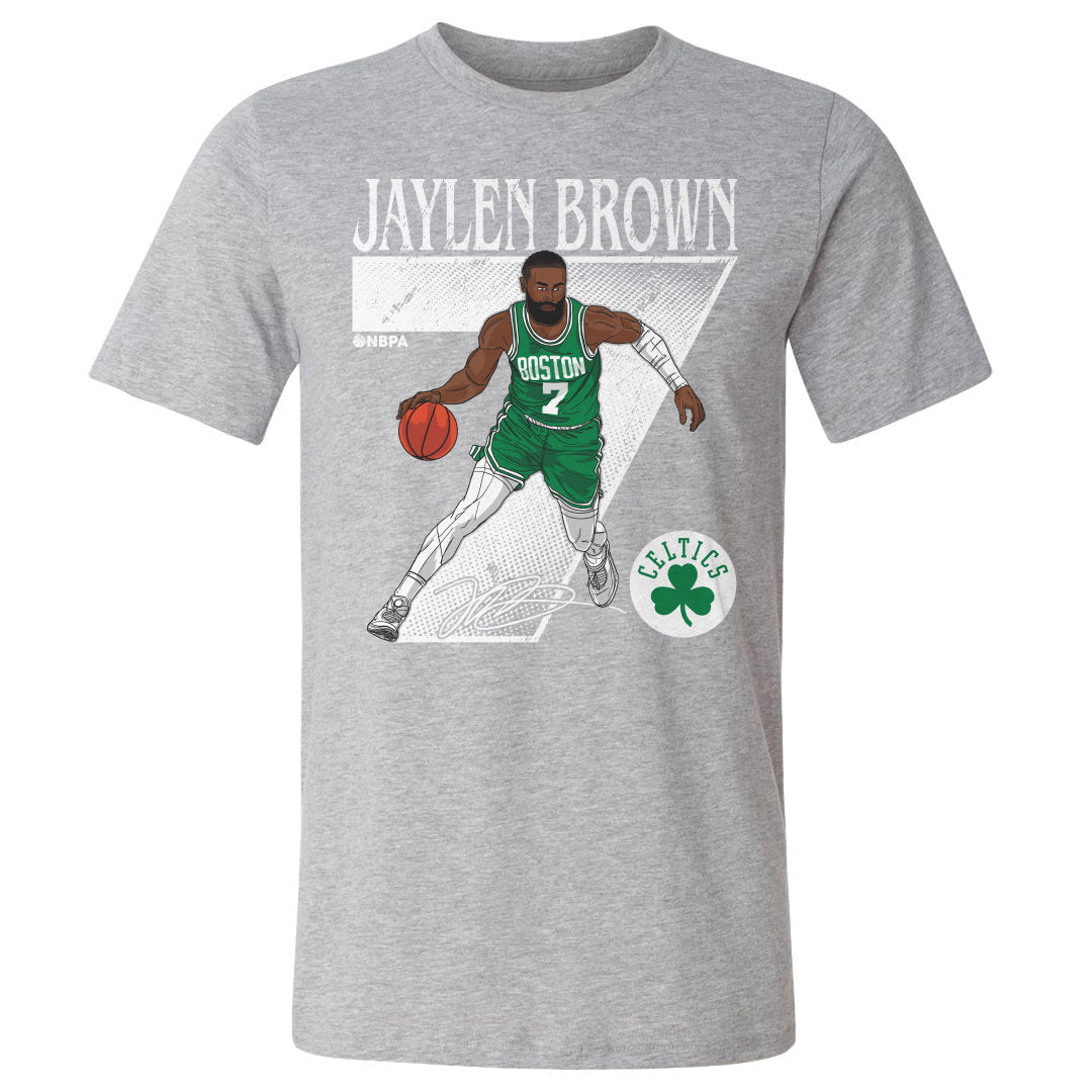 Jaylen Brown Boston Celtics Number WHT