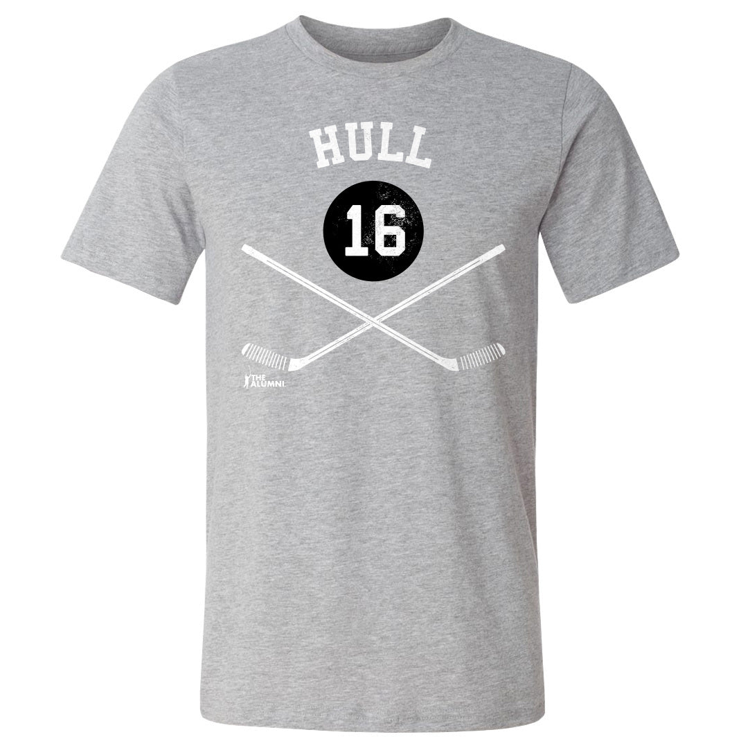 Bobby Hull Chicago 16 Sticks WHT