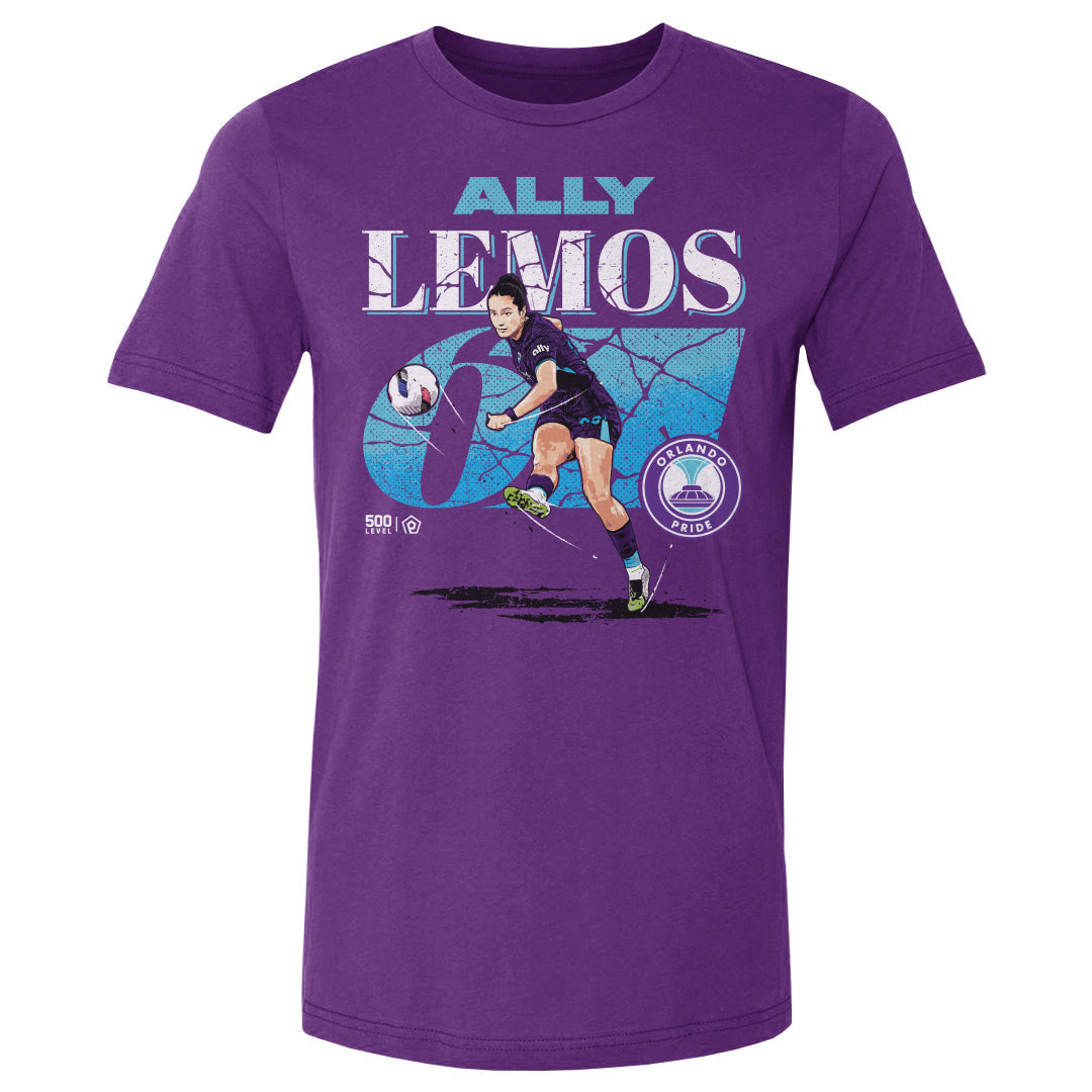 Ally Lemos Orlando Pride Cracked Number WHT