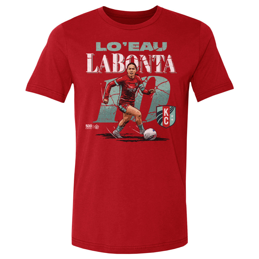 Lo'eau LaBonta Kansas City Current Cracked Number WHT