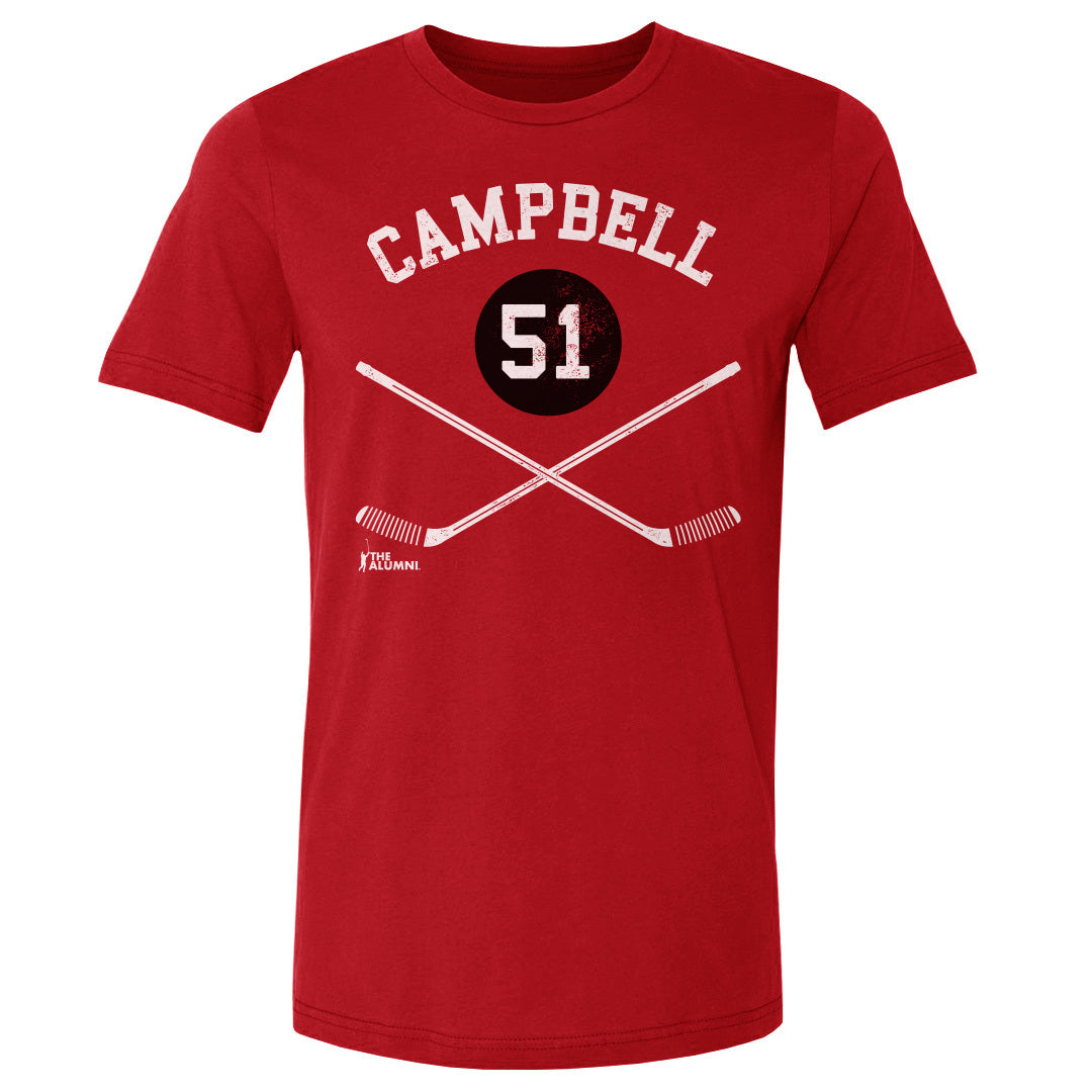 Brian Campbell Chicago 51 Sticks WHT
