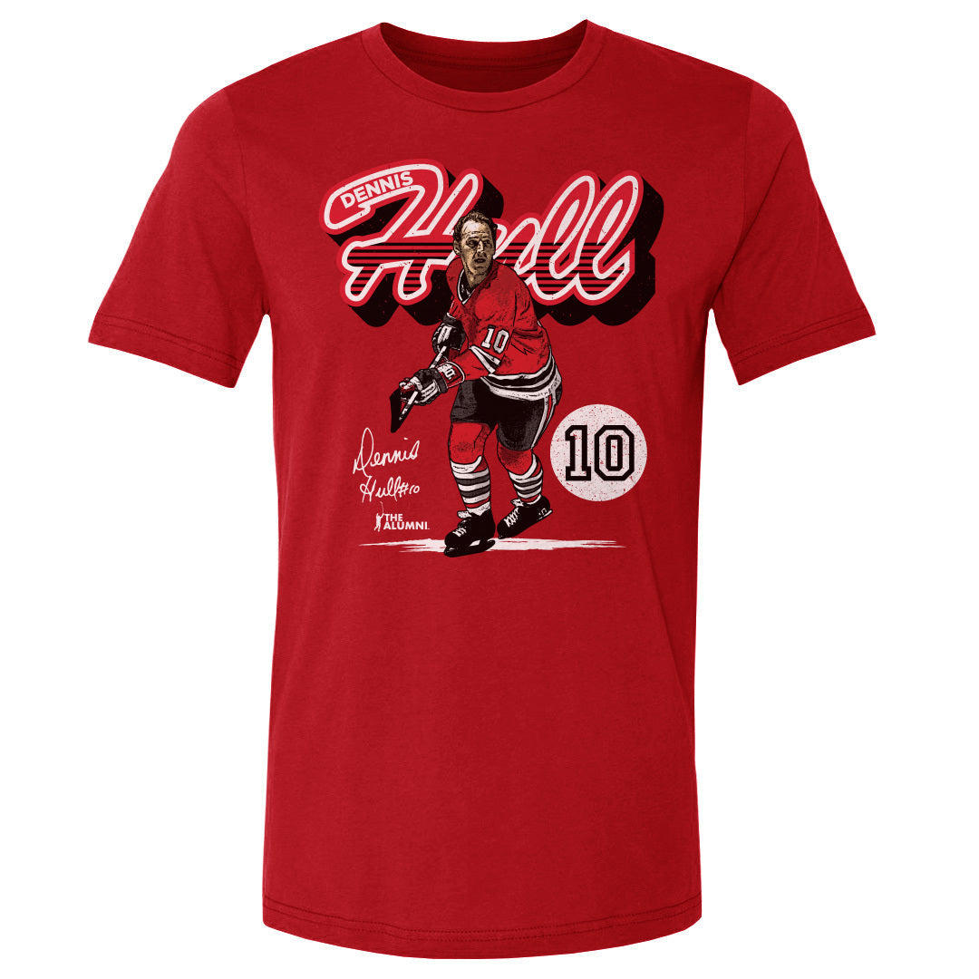 Dennis Hull Chicago Retro Script WHT