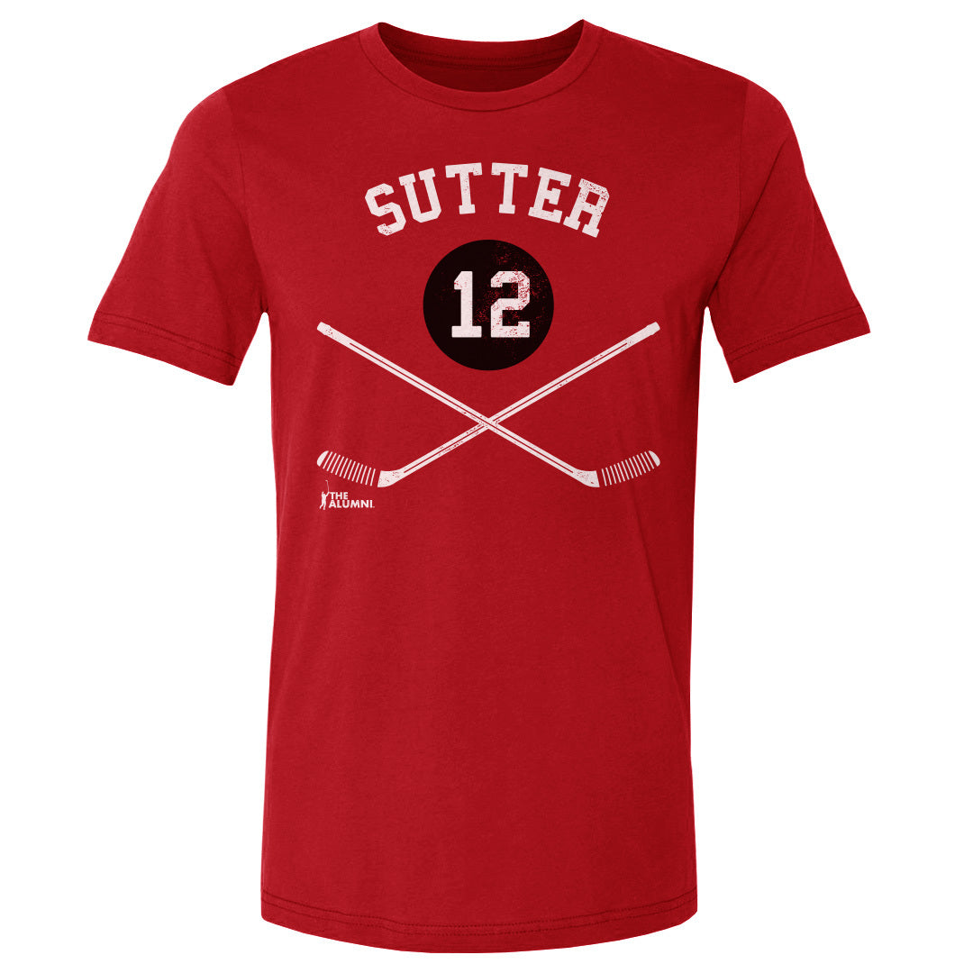 Brent Sutter Chicago 12 Sticks WHT