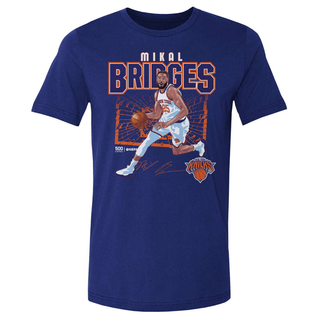 Mikal Bridges New York Knicks Shattered WHT