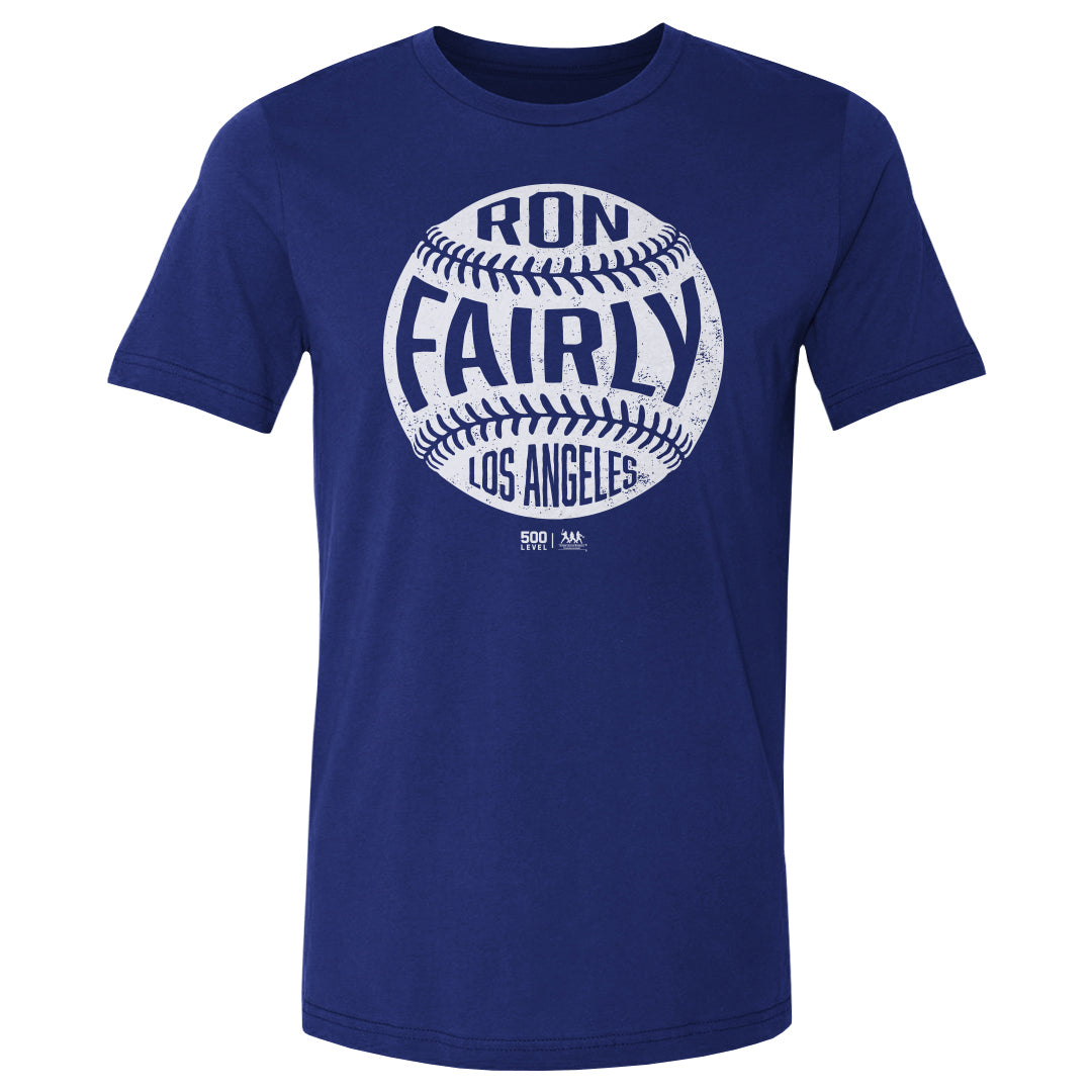 Ron Fairly Los Angeles D Vintage Baseball WHT