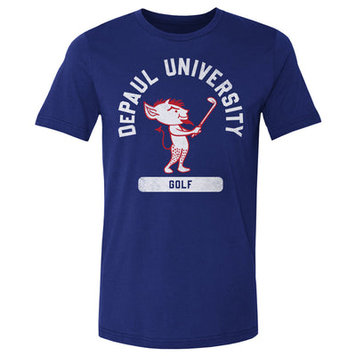 DePaul Blue Demons Mascot Golf WHT