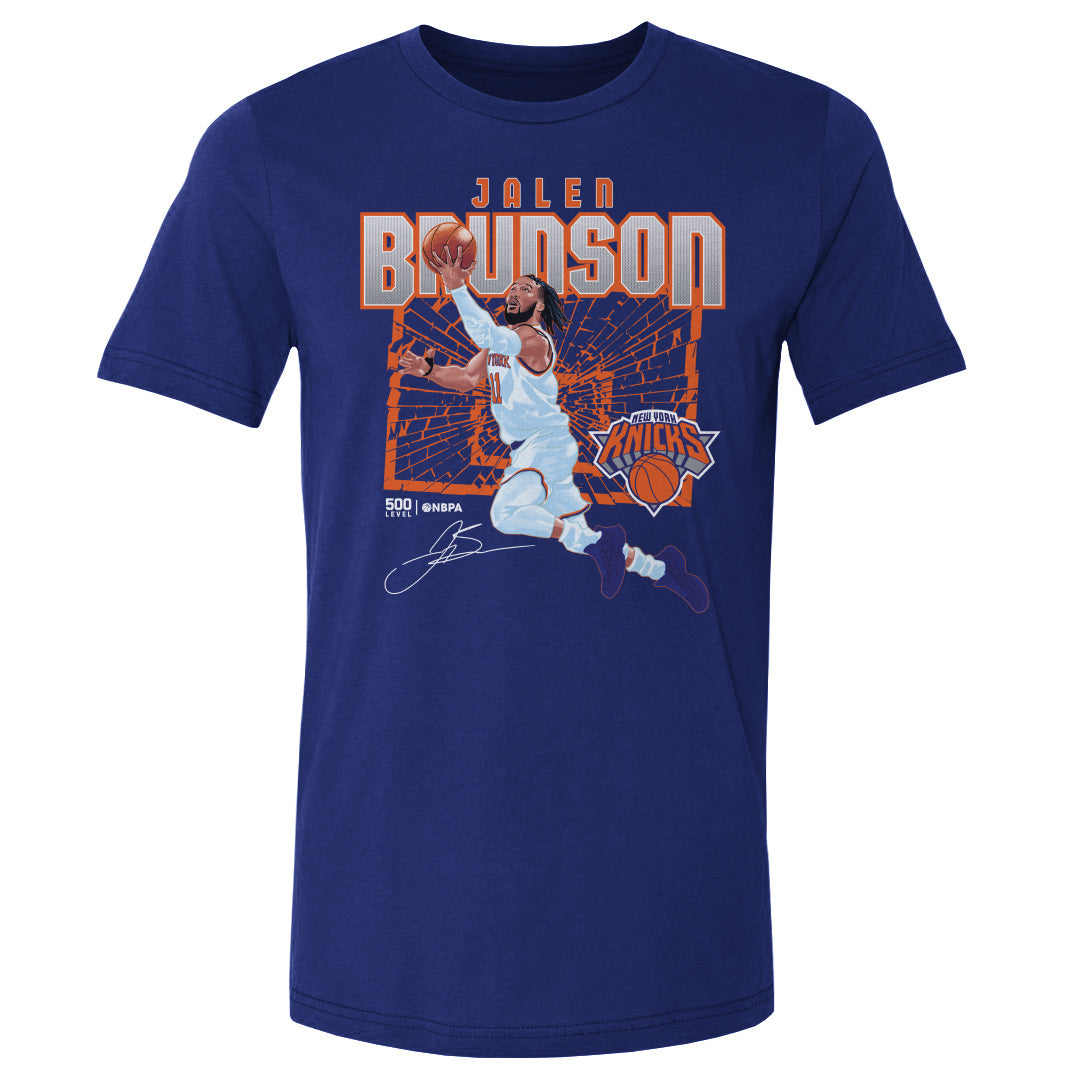 Jalen Brunson New York Knicks Shattered WHT