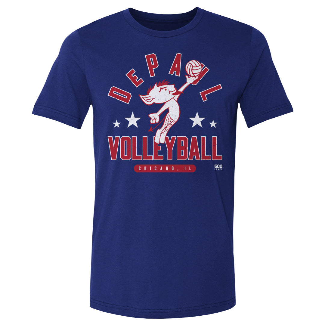 DePaul Blue Demons Vintage Volleyball WHT