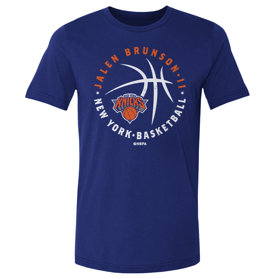 Jalen Brunson New York Knicks Player Ball WHT
