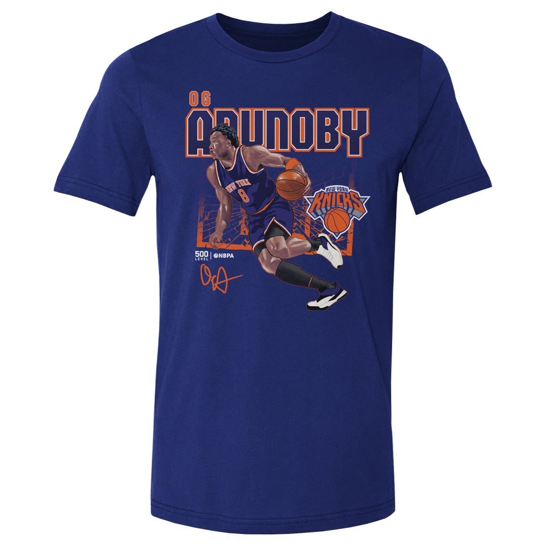 OG Anunoby New York Knicks Shattered WHT