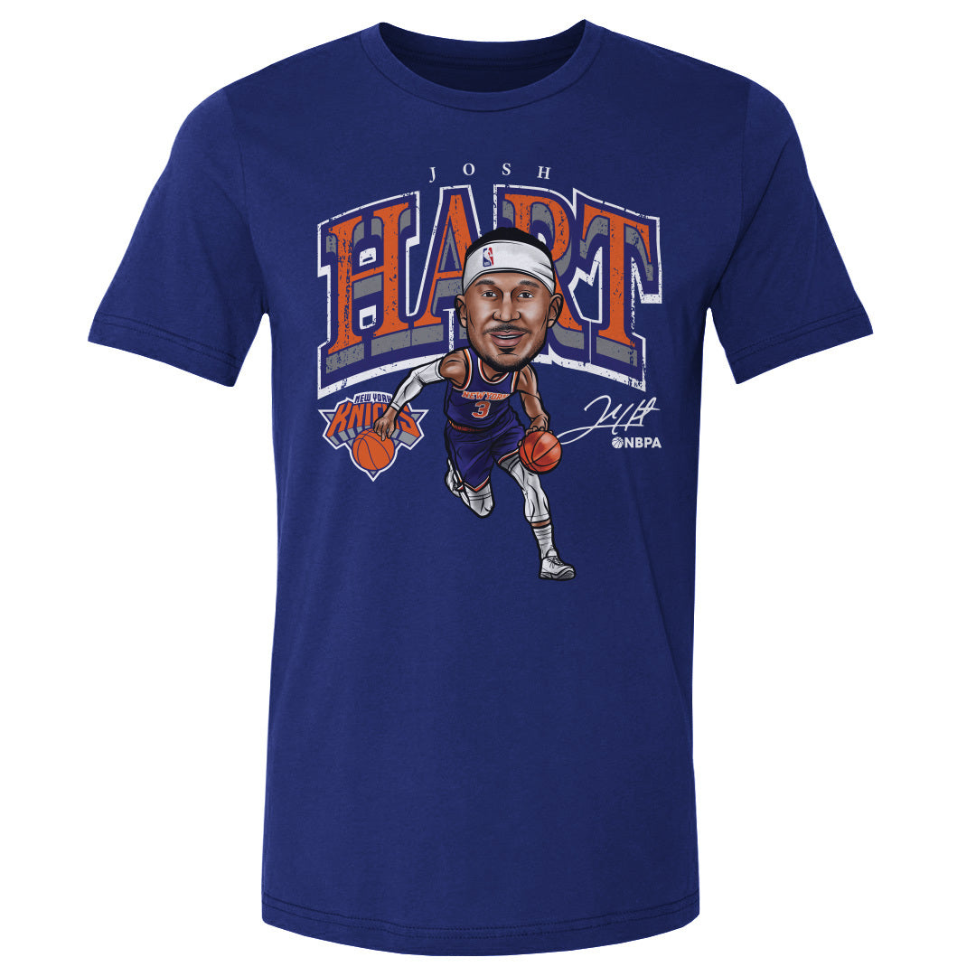 Josh Hart New York Knicks Cartoon WHT