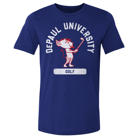 DePaul Blue Demons Mascot Golf WHT