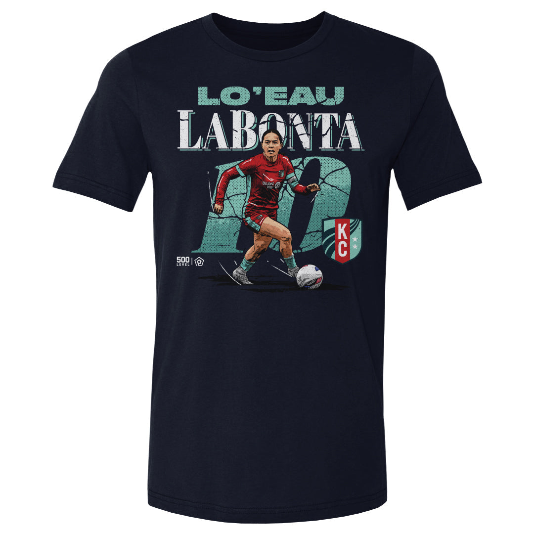 Lo'eau LaBonta Kansas City Current Cracked Number WHT