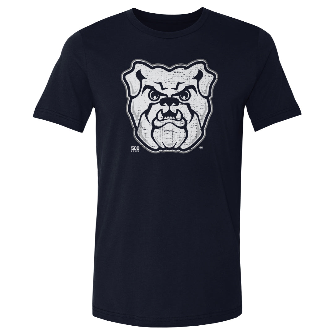 Butler Bulldogs Bulldog Vintage Logo WHT
