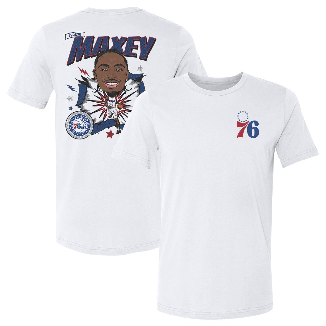 Tyrese Maxey Philadelphia 76ers Caricature F&B