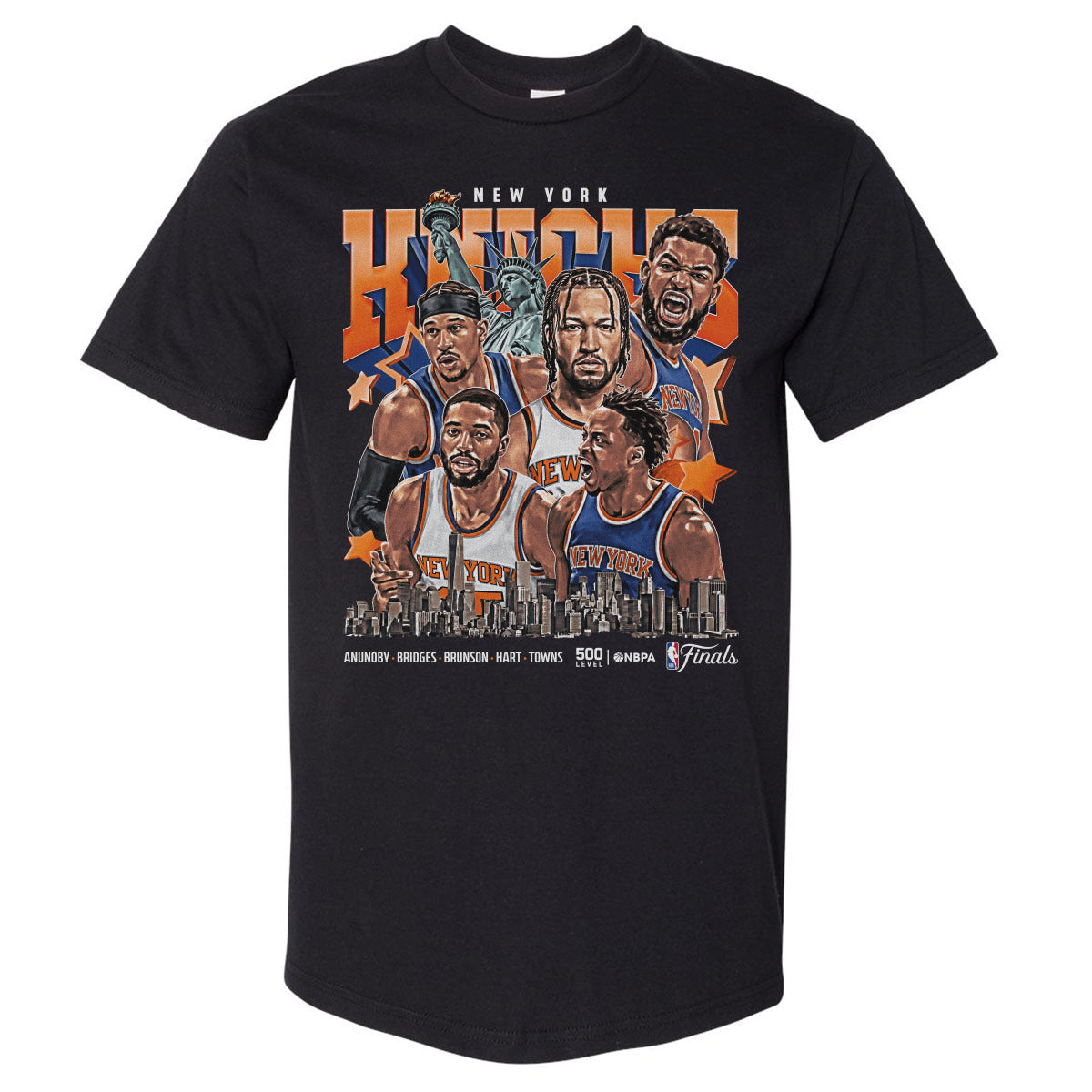 New York Knicks NBA Finals 2026 Collage WHT