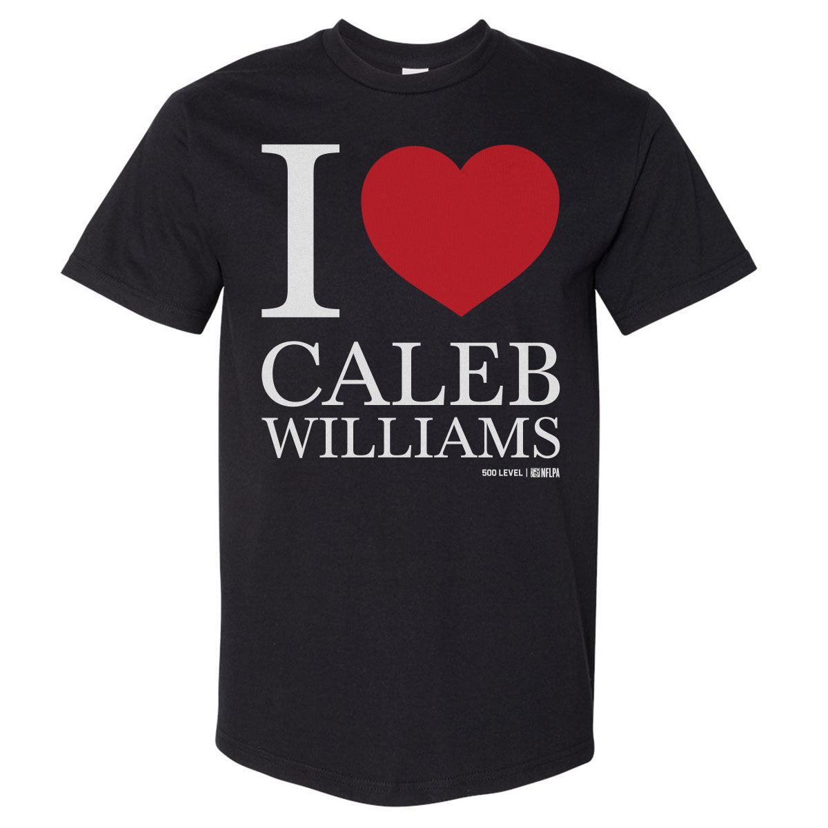 Caleb Williams Chicago I Love WHT