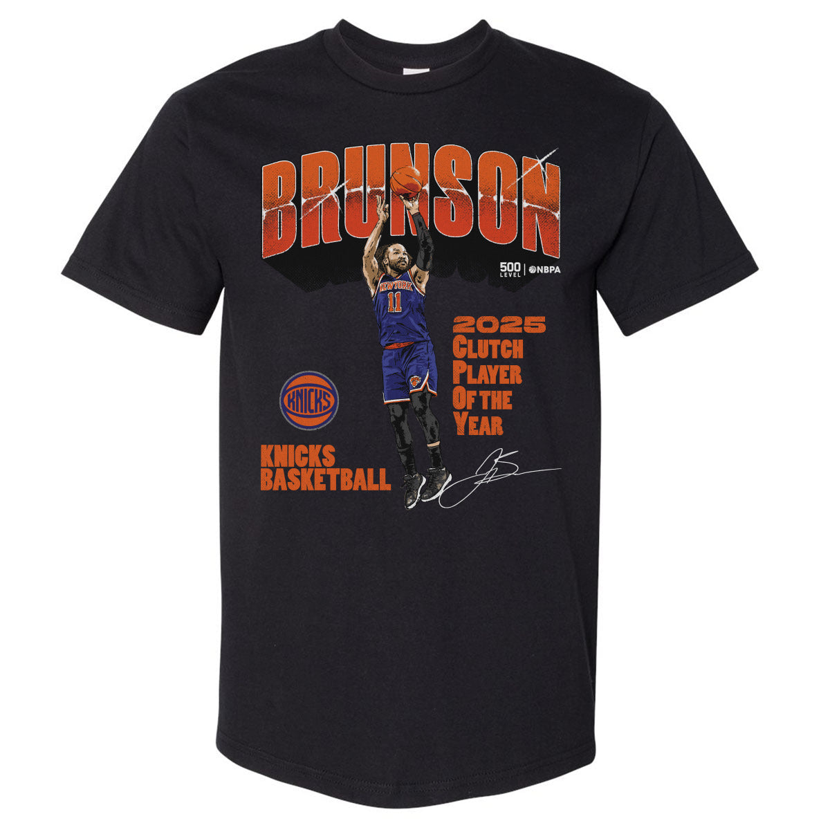 Jalen Brunson New York Knicks 2025 Clutch Player Of The Year WHT