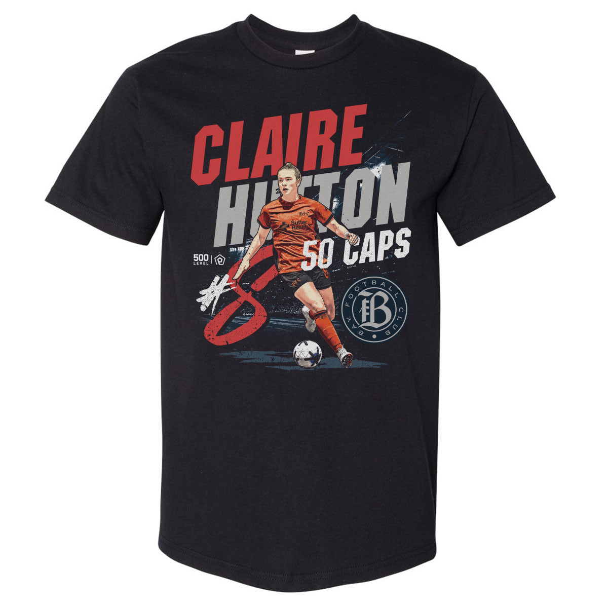 Claire Hutton Bay FC 50 Caps Milestone WHT