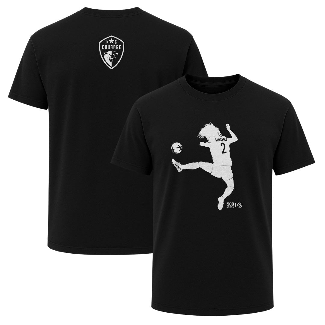 Ashley Sanchez North Carolina Courage Silhouette F&B WHT