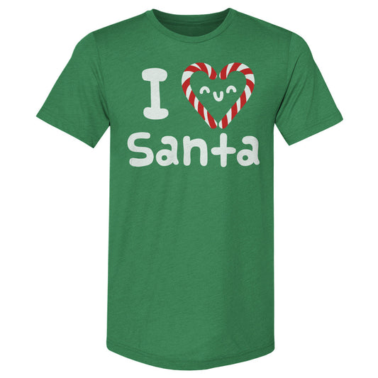 Christmas I Love Santa WHT