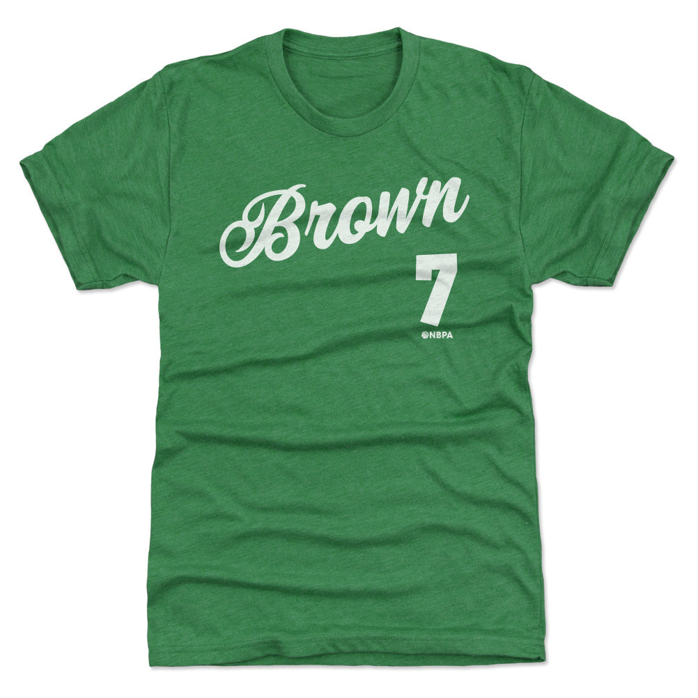 Jaylen Brown Boston Script WHT