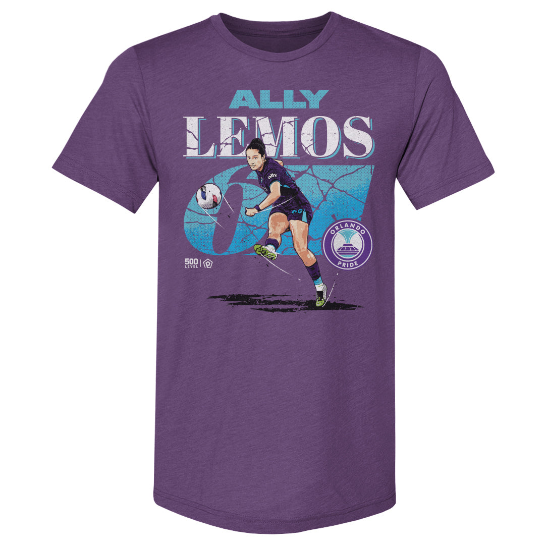 Ally Lemos Orlando Pride Cracked Number WHT