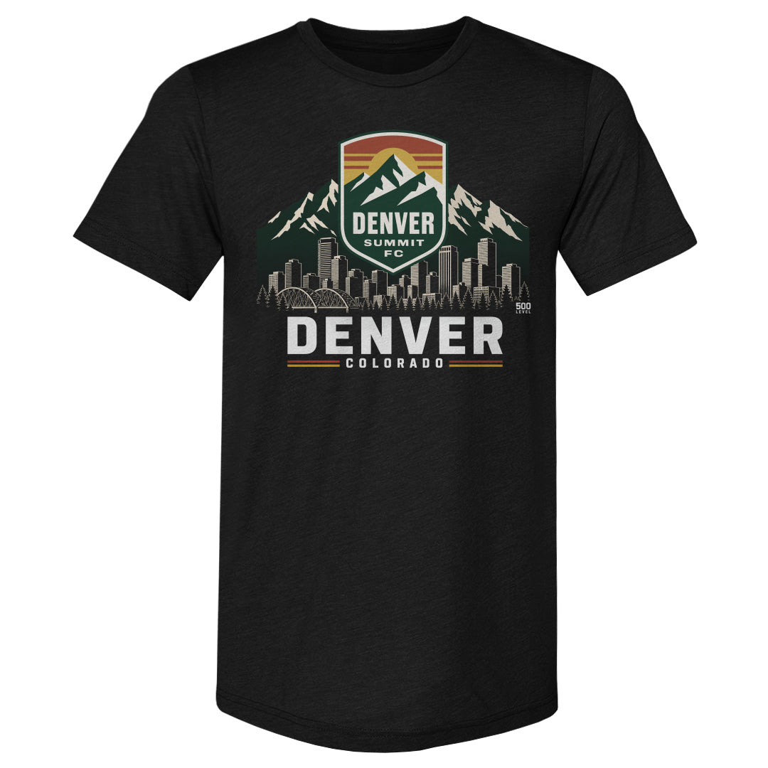 Denver Summit FC Skyline Logo WHT