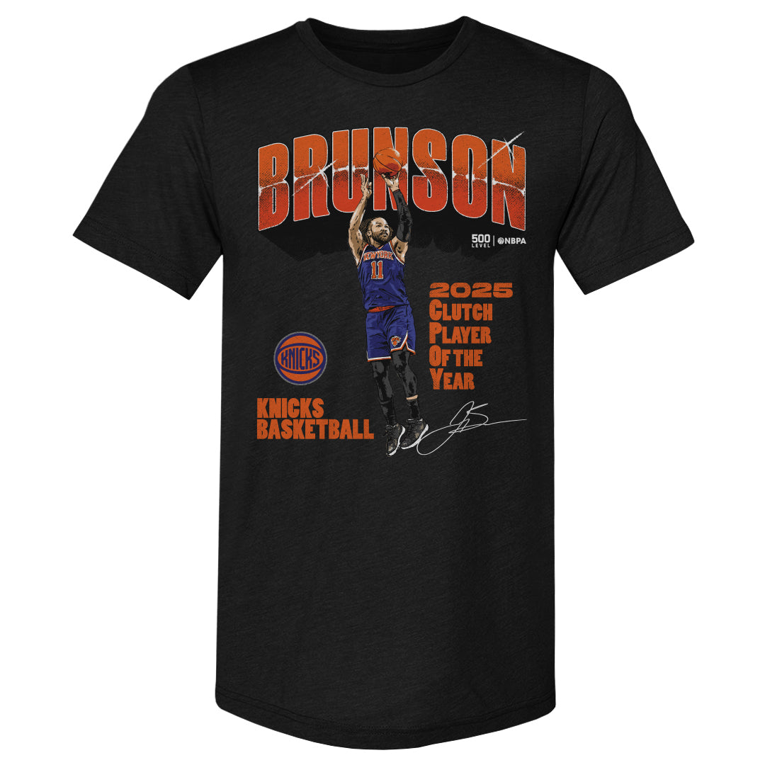 Jalen Brunson New York Knicks 2025 Clutch Player Of The Year WHT