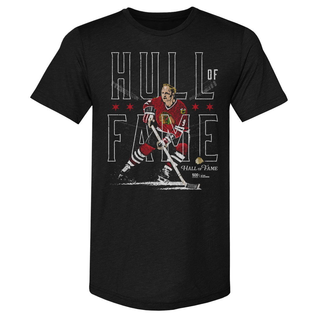 Bobby Hull Chicago Blackhawks H.O.F. Hull Of Fame WHT
