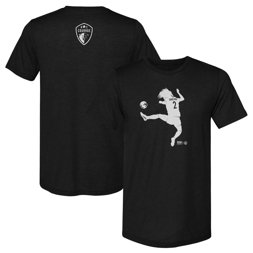 Ashley Sanchez North Carolina Courage Silhouette F&B WHT