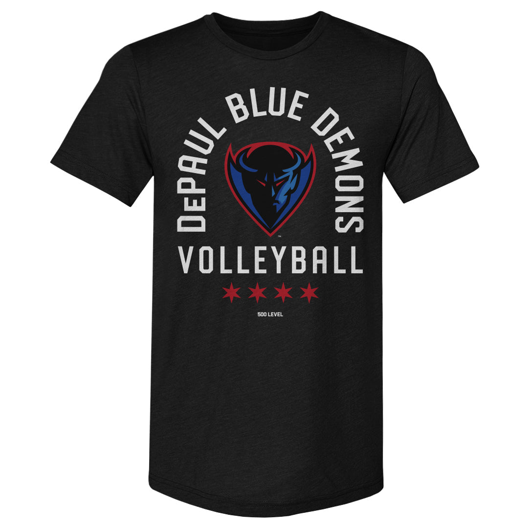 DePaul Blue Demons Volleyball Arc WHT
