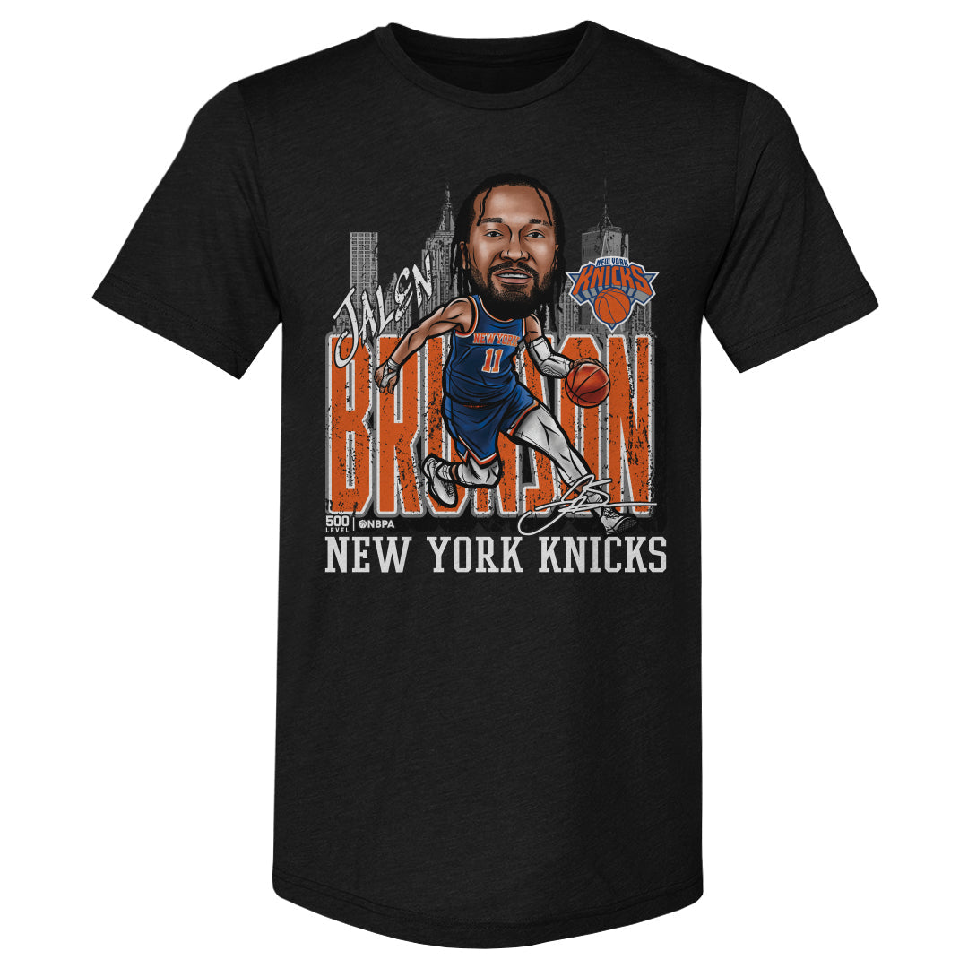 Jalen Brunson New York Knicks Cartoon City Cartoon WHT