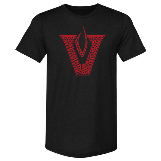 Vandegrift Crown Trio Valentines Heart Logo WHT