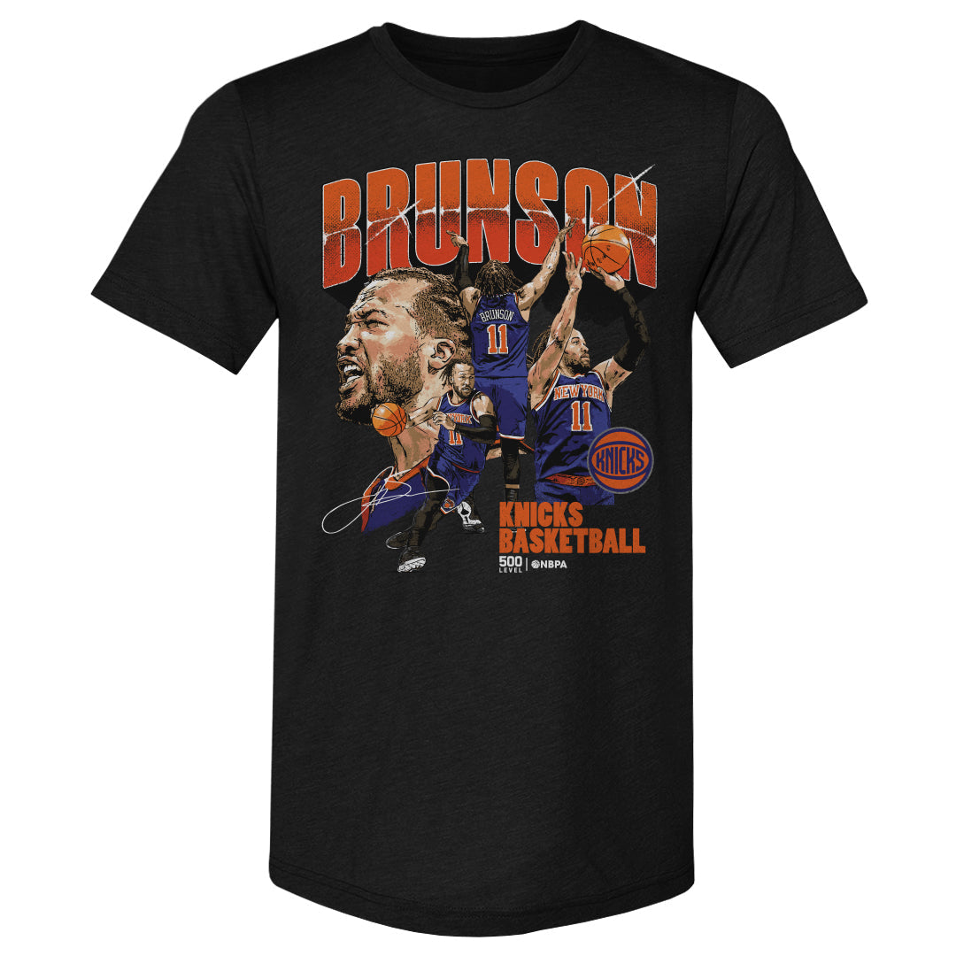 Jalen Brunson New York Knicks Collage WHT