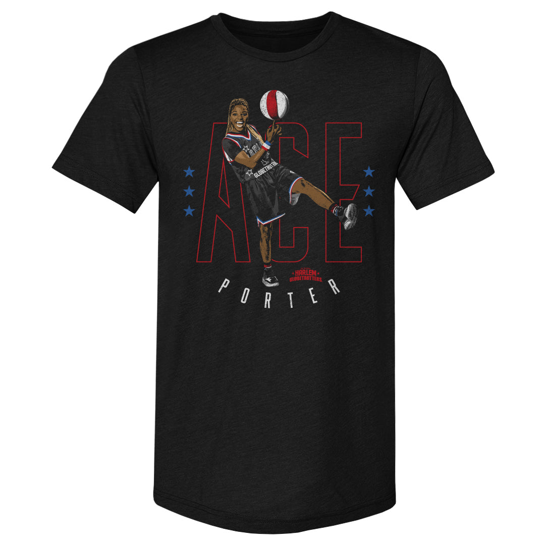 Ace Porter Harlem Globetrotters Outline WHT