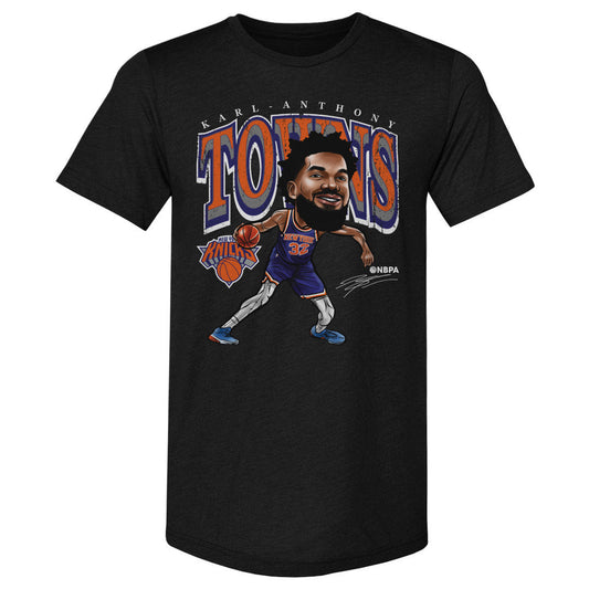 Karl-Anthony Towns New York Knicks Cartoon WHT