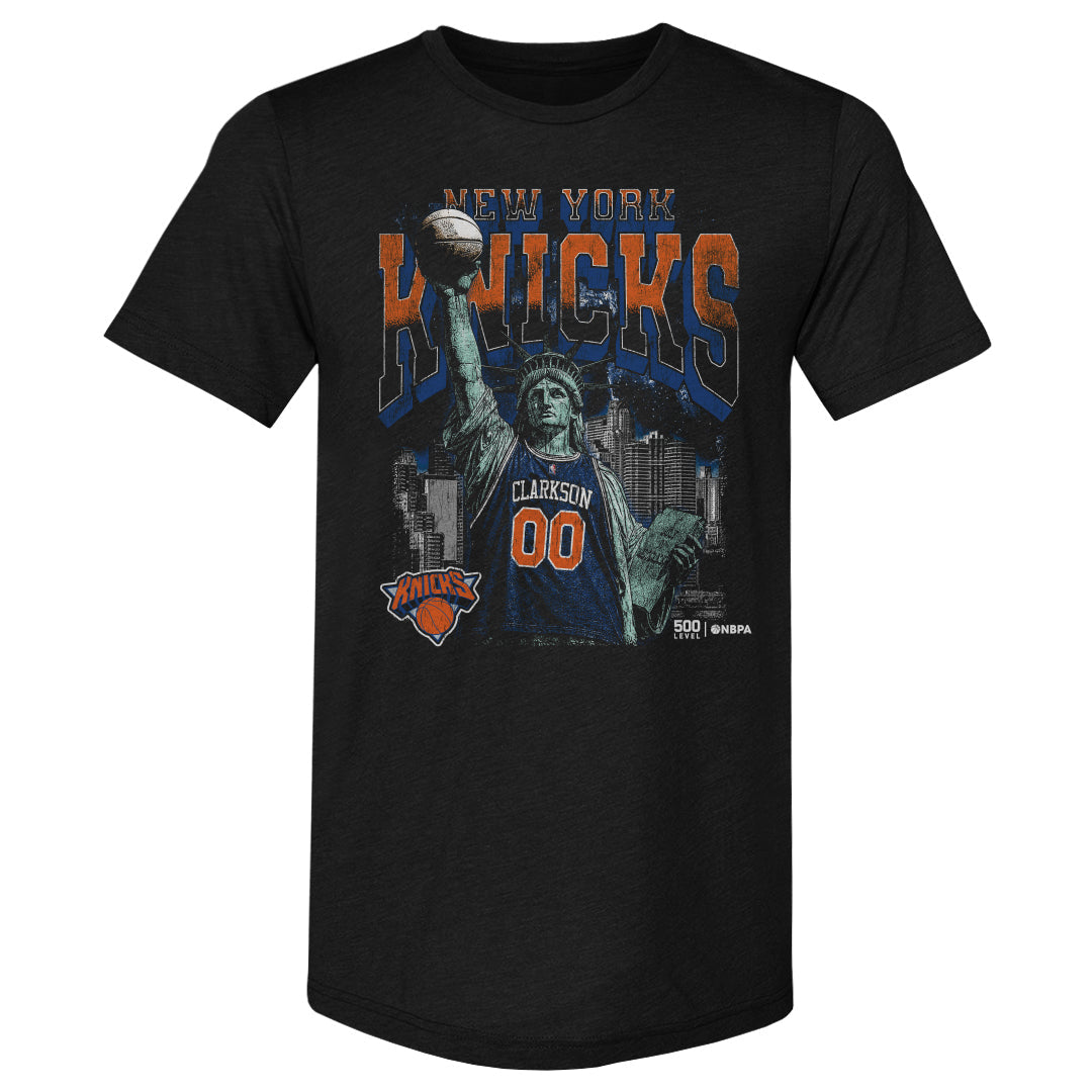 Jordan Clarkson New York Knicks Statue Of Liberty WHT
