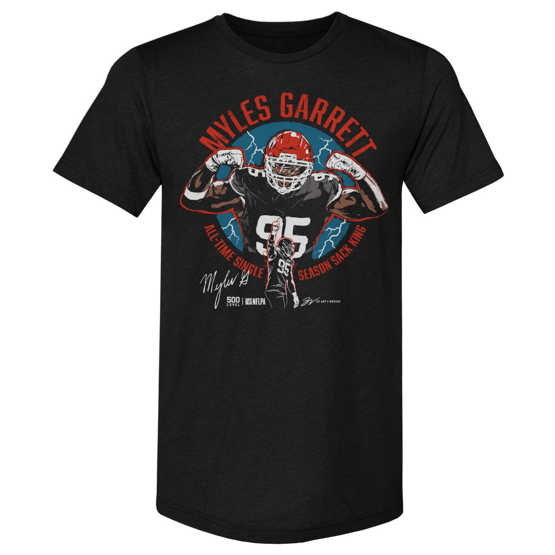 Myles Garrett Cleveland All-Time Sack King WHT