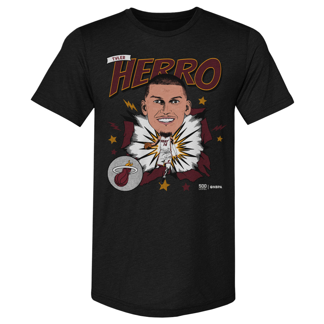 Tyler Herro Miami Heat Caricature WHT