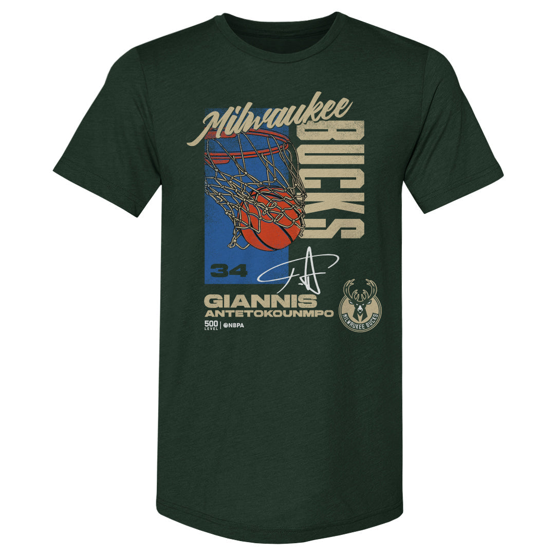 Giannis Antetokounmpo Milwaukee Bucks All Net WHT