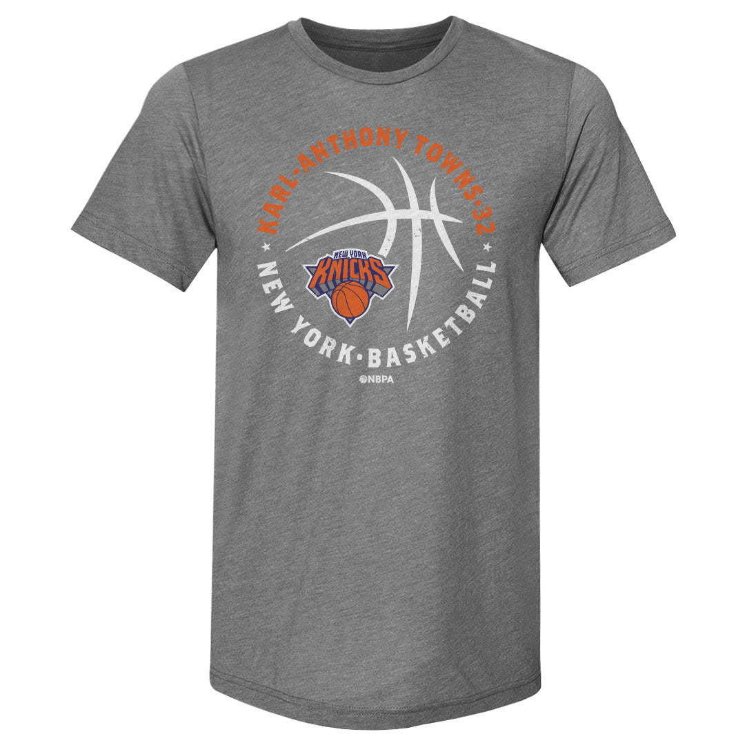 Karl-Anthony Towns New York Knicks Player Ball WHT