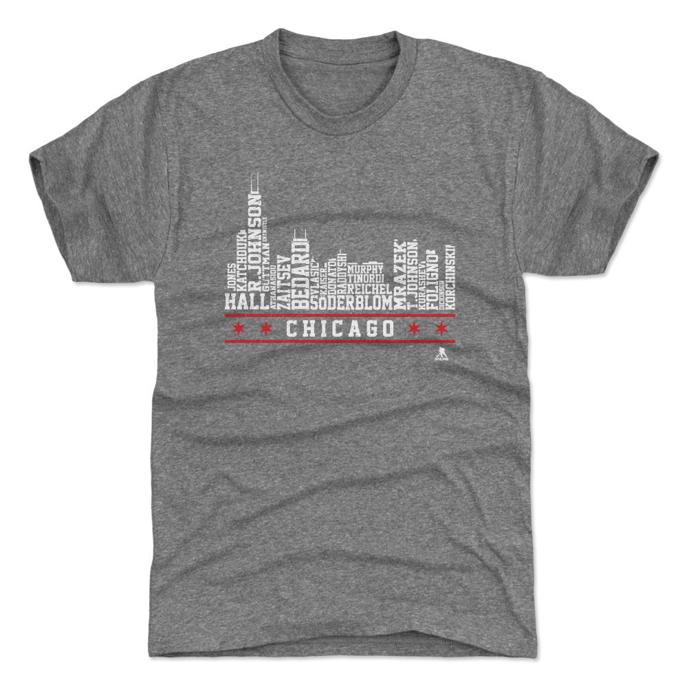 Chicago Hockey Roster Skyline 23 WHT
