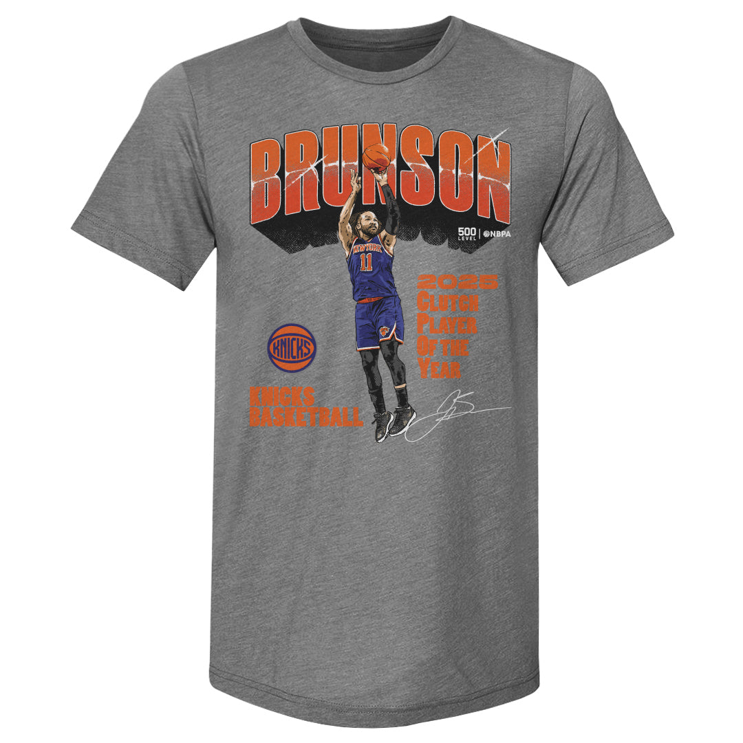 Jalen Brunson New York Knicks 2025 Clutch Player Of The Year WHT