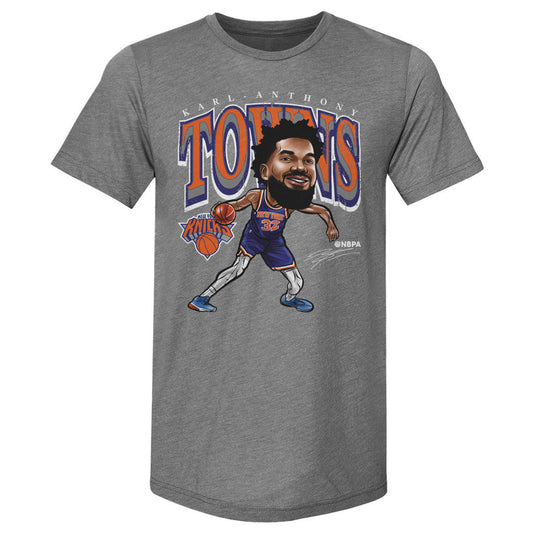 Karl-Anthony Towns New York Knicks Cartoon WHT